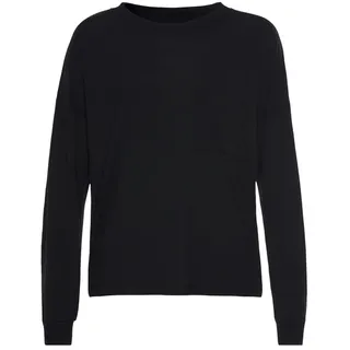 LASCANA Pyjamaoberteil Schwarz 32/34