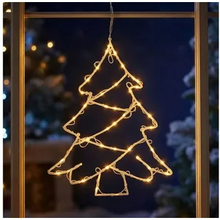 Spetebo Tannenbaum Kunststoff 48x42 cm