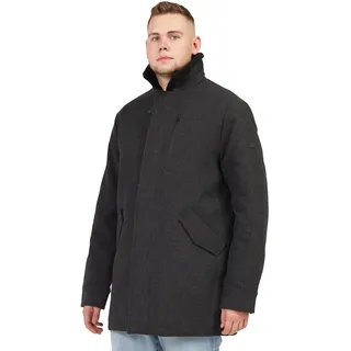 Indicode Herren Mantel Wollmantel Woll Winter Mantel Parka Winterparka Edel Business - XXL