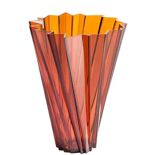 Kartell Blumenvase 44 cm Gold/Orange