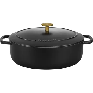 BALLARINI Bellamonte Cocotte 29 cm oval schwarz