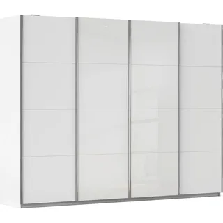 rauch Schwebetürenschrank Kleiderschrank Schrank Garderobe Wäscheschrank Ankleide SYNCRONO (Mitteltüren öffnen parallel, Breiten 271/316/361 cm Höhen 211/230 cm) Mitteltüren mit praktischer Synchron-Öffnung MADE IN GERMANY weiß 271 cm x 211 cm x 62 cm