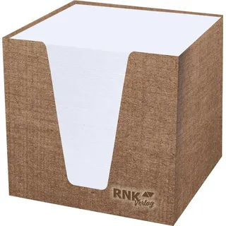 RNK RNK-Verlag Zettelbox Eco weiß inkl. ca. 900 Notizzettel weiß, 1 St.