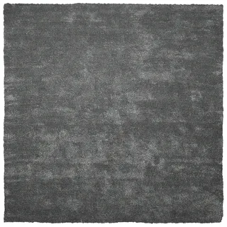 Beliani Demre Zottelteppich 200 x 200 cm Rot
