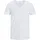 Basic V-Neck T-Shirt weiss/white S