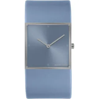 Jacques Lemans Quarzuhr »Design Collection«, Armbanduhr, Damenuhr, Herrenuhr, gehärtetes Crystexglas, Lederarmband, blau