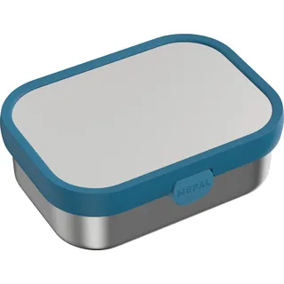 Mepal Campus Edelstahl-Brotdose mit Gabel - Cool blue