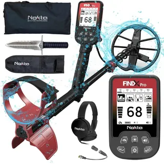Nokta Metalldetektor FINDX PRO wasserdicht mit 28cm Suchspule
