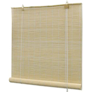 vidaXL Bambusrollo 80 x 160 cm beige