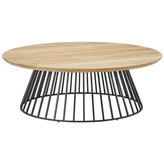 Beistelltisch Grid - 90 cm rund / 30 cm hoch 305 - anthrazit 436 - HPL volcano anthracite