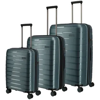 Travelite Air Base Koffer-Set 3-tlg. eisblau/petrol