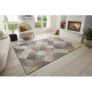 HANSE HOME Bakke Kurzflorteppich 160 x 235 cm Beige