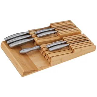 Messerhalter schublade Messerorganizer Messerablage Messeraufbewahrung natur