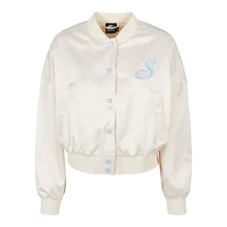 Starter Black Label Satin College Jacket in weiß XL