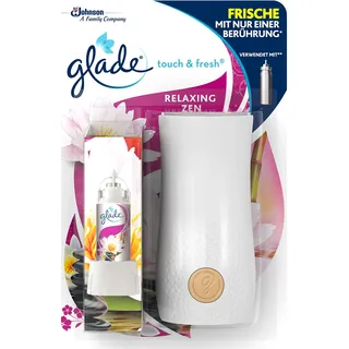 Glade Touch & Fresh (Brise One Touch) Minispray, Raumduft, Halter inkl. 1 Nachfüller, Relaxing Zen, 10 ml
