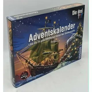 Kosmos 63147 Adventskalender  Die drei ??? Löse die 24 geheimnisvollen Rätsel des Geisterschiffs  2010