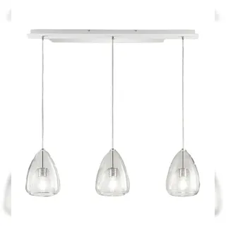 Fabas Luce Britton 3-flg. E27 40W Durchmesser 0,00 m transparent