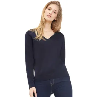 Tommy Hilfiger Damen Pullover Heritage Elegant, Blau (Midnight), XXS - XXS