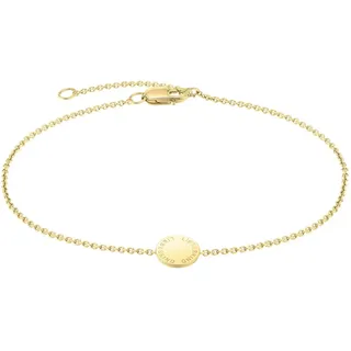 Liebeskind Berlin Gold 375 Armkette Gold Collection mit Zirkonia 18,5 cm