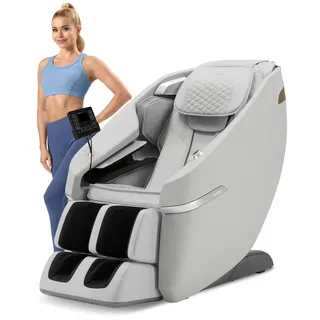 ROTAI Massagesessel-Sofastuhl mit Ganzkörpermassage, Zero Gravity, Robotische Hände, Shiatsu-Massage, Bluetooth-Lautsprecher, Wärmefunktion