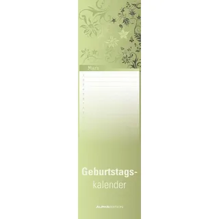 Neumann Geburtstagskalender Mini - immerwährend - (9,5 x 33)