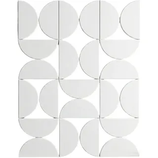 Agger Pinnwand 12 Stück Filz Pinnwand Selbstklebend 30x15cm - Dekorative Pinnwand, (12-tlg), Moderne Pinnwand Ohne Bohren für Büros, Schulen, Kinderzimmer weiß