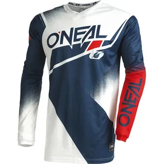 O'Neal Oneal Element Racewear V.22 Motocross Jersey blau/weiß/rot, M