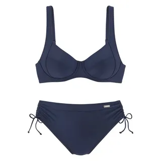 LASCANA Bügel-Bikini Blau 38 Cup G