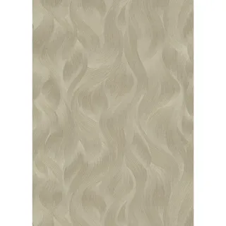 ELLE DECORATION Vliestapete WAVES 0,53 m x 10 m gold 10151-30