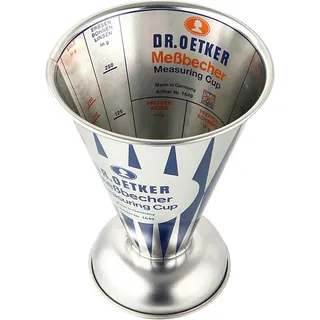 Dr. Oetker Messbecher "Nostalgie" in Silber - 500 ml