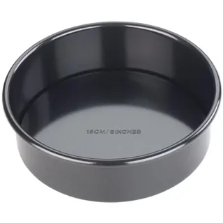 Tala Performance Backform Rund 16,5 cm - Kuchenform mit Hebeboden | Karbonstahl, Antihaftbeschichtung, 5 cm hoch, ideal für Tortenböden und Heißluftfritteusen, PFOA-frei, Ofenfest
