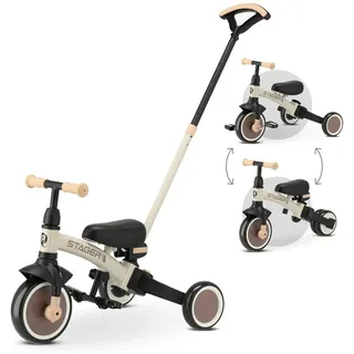 Qplay Stager 3-in-1 Dreirad Braun