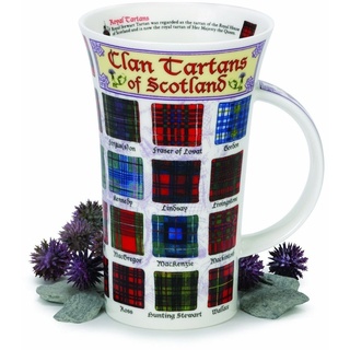 Clan Tartans of Scotland Dunoon Fine Bone China Mug Glencoe Shape by Dunoon