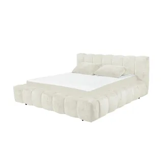 Möbel Kraft Bexley 180 x 200 cm Beige/Weiß