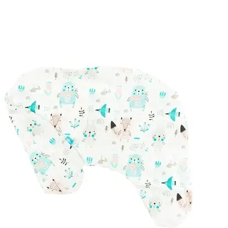 Babyuniverse Stillkissenbezug, Klein, 100 % Baumwolle – Pastellfarbene Tiere