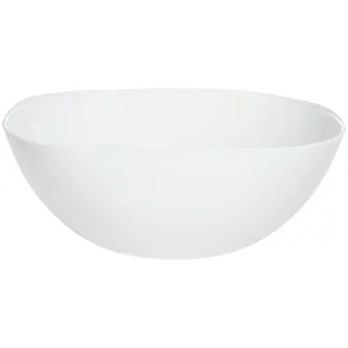 Luminarc Carine Salatschüssel, Glas, 27 cm, Opal, mikrowellengeeignet, kühlschrankgeeignet, stapelbar