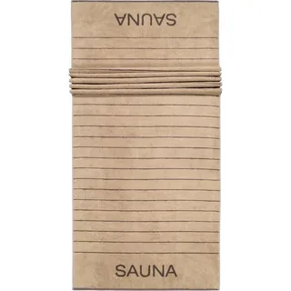 CAWÖ Balance Saunatuch 80 x 200 cm beige