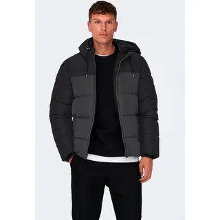 Only & Sons ONSMARLON LIFE HOOD PUFFER JACKET grau 58