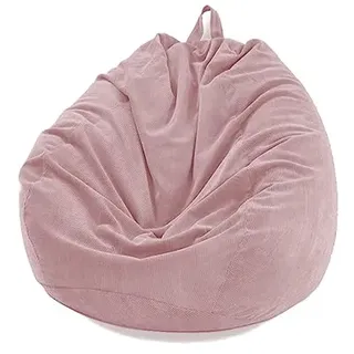 Mateju Sitzsack, Gemütlich Sitzsack Kinder, sitzsack Erwachsene oder als Gaming Bean Bag, Außenbereich Relaxo Sitzsack Geeignet, für Lnnen oder Garten Zum Liegen oder Sitzen (S,Rosa)