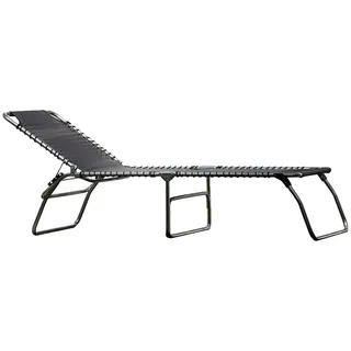 Fiam Amigo XXL Dreibeinliege 207 x 75 x 40 cm schwarz klappbar