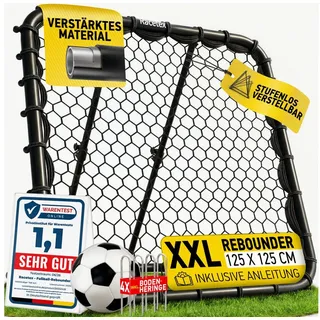 Racetex Rebounder Schwarz 125 x 125 cm