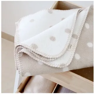 Babydecke Babydecken aus 100% Bio-Baumwolle (kbA), kids&me, flauschige Baby Schmusedecke - Qualitätsprodukt Made in Germany ÖKOTEX beige
