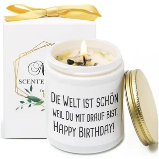 luxuskollektion Lavendel Vanille Duftkerze 290 g weiß