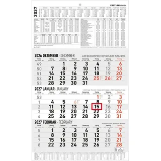 Neumann 3-Monatskalender groß 2027