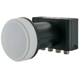 Schwaiger LNB4 digital anthrazit mit Switch Hellgrau, Weiß