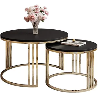 lookway LORI Gold Schwarz Holzwerkstoff 70 x 49 cm