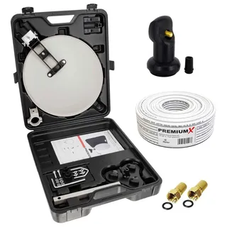 PremiumX Camping SAT Anlage 0cm Gold Single LNB