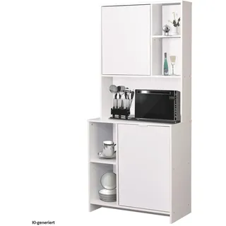 Hti-Living Küchenschrank Malin  Weiß