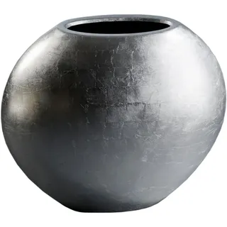 Vivanno Bodenvase Silber Hochglanz OVALE