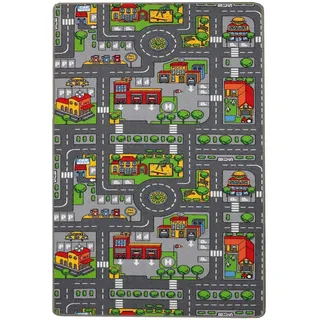 Meubinex City Kinderteppich 100 x 165 cm mehrfarbig